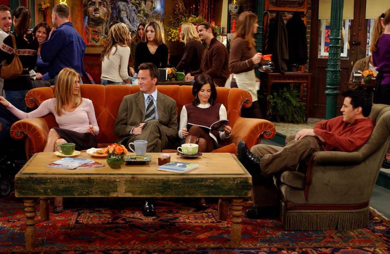 The 'Friends' sofa was pretty much the seventh member of the gang. Courtesy Warner Bros 