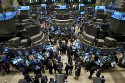 The floor of the New York Stock Exchange on Sept 25 2008 in New York.