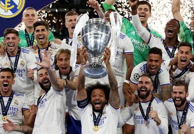 Real Madrid won the 2021/22 Champions League with a 1-0 victory over Liverpool in the final. Reuters