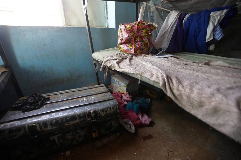 Belongings of a missing Government Science Secondary School student are seen at their hostel in Kankara, Nigeria. AP Photo