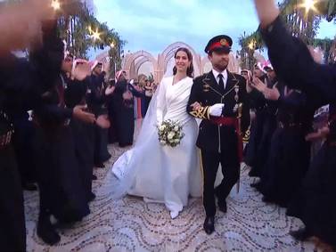 As it happened: Jordan's Crown Prince Hussein marries Rajwa Al Saif in Amman