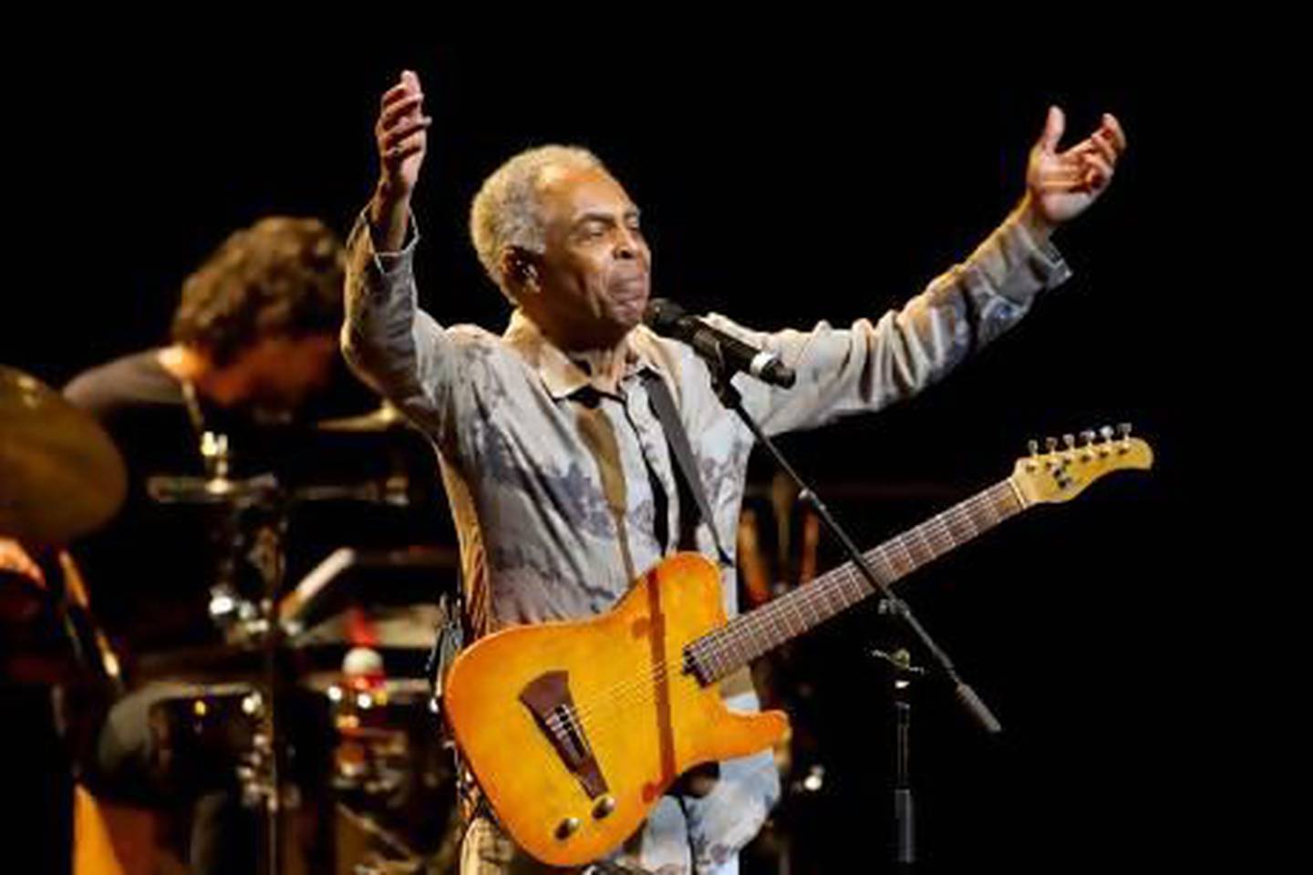 Gilberto Gil at his sold out show at Emirates Palace as part of the 2013 Abu Dhabi Festival. Photo: Abu Dhabi Festival