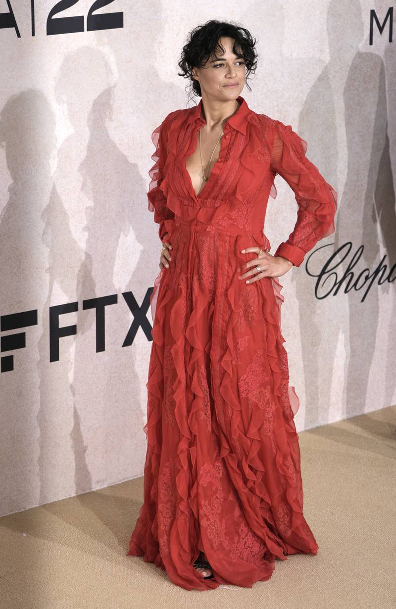 Actress Michelle Rodriguez. AP