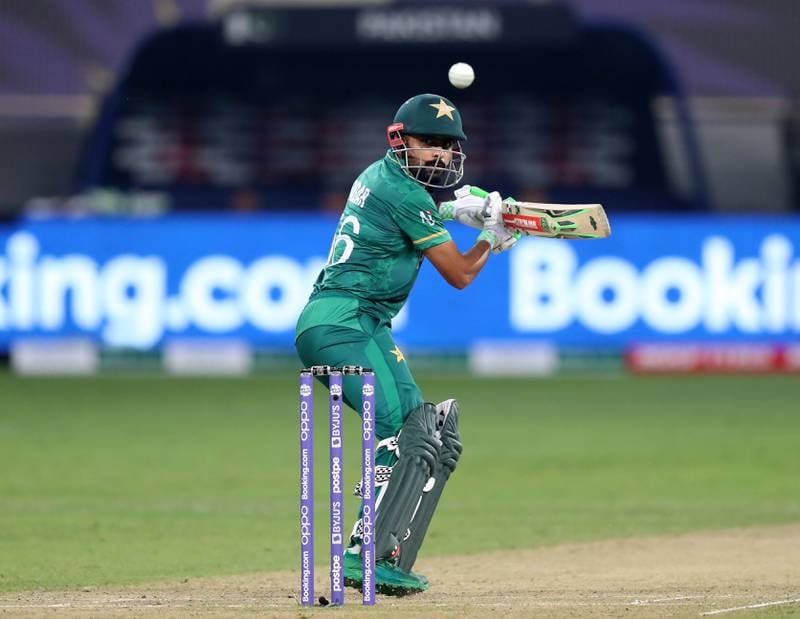Pakistan' captain Babar Azam also scored an unbeaten fifty in a thumping win over India in Dubai. Chris Whiteoak / The National