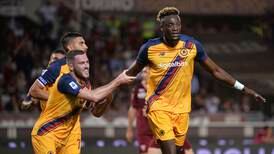 Tammy Abraham becomes highest-scoring English player in Serie A after double for Roma