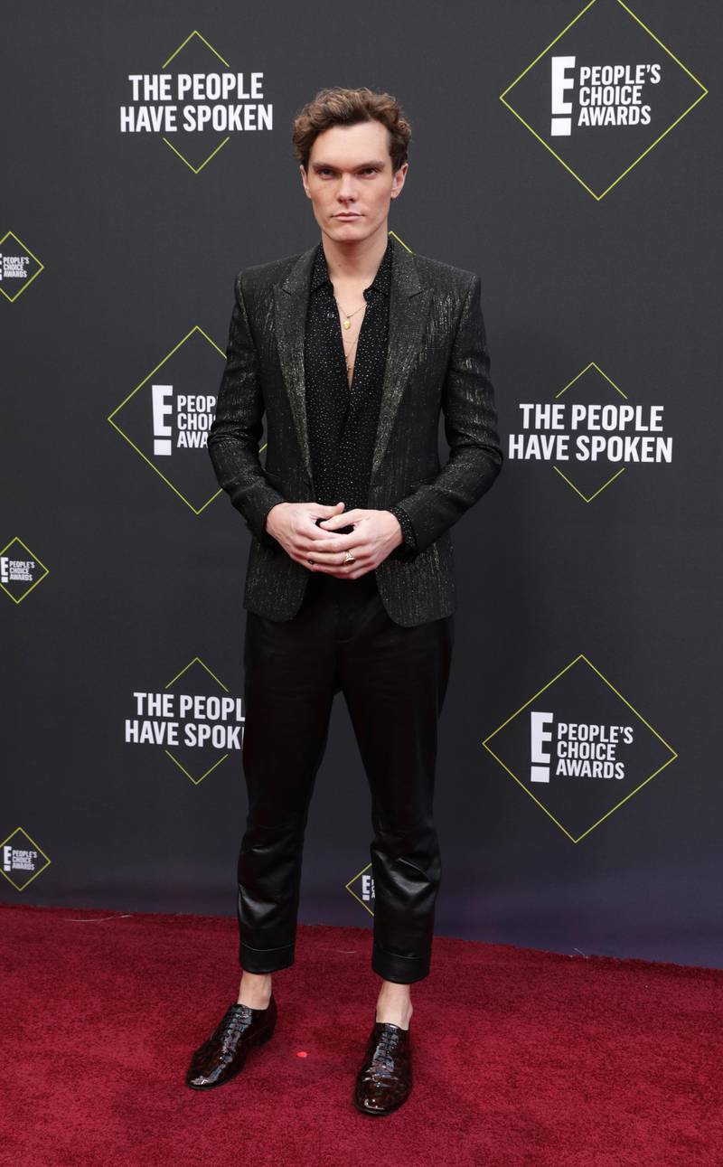 Luke Baines arrives at the 2019 People's Choice Awards in Santa Monica, California, on Sunday, November 10, 2019. Reuters