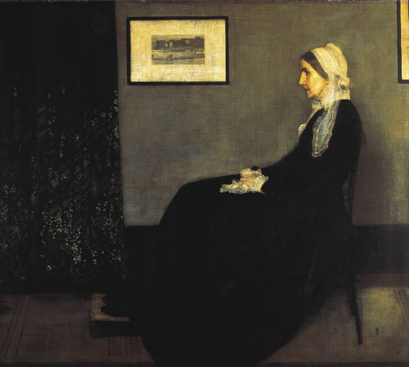 Portrait of the Painter's Mother by James Abbott McNeill Whistler, displayed at Louvre Abu Dhabi from 2017 to 2019, was featured in Bean in 1997. Getty Images