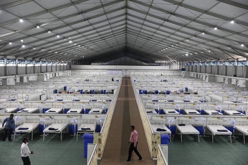 A vast quarantine centre with more than 2,000 beds, in Mumbai, India, a country that reported its first case of the coronavirus Omicron variant in the state of Karnataka.  The government increased security measures and issued fresh guidelines for airport authorities, intensifying PCR tests for international passengers and visitors from other states. EPA