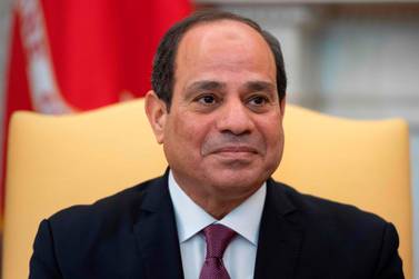 Egyptian President Abdel Fattah el-Sisi hosted the leaders of six African nations and senior officials from five others in the capital. AFP