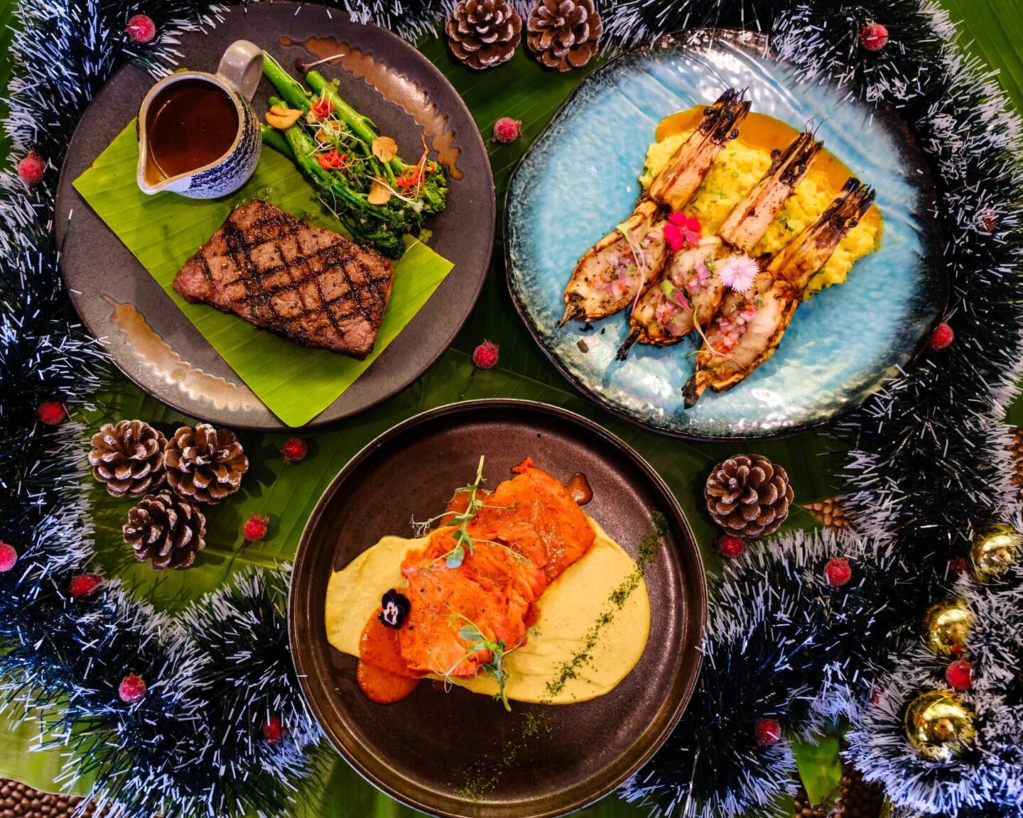 The jungle-themed restaurant will serve a three-course Christmas dinner. Photo: Mama Zonia 