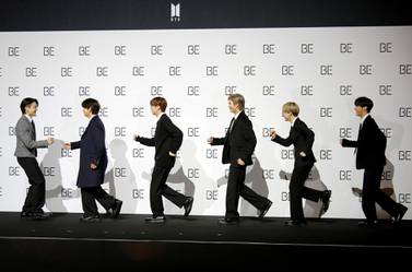 Members of K-pop boy band BTS. Reuters