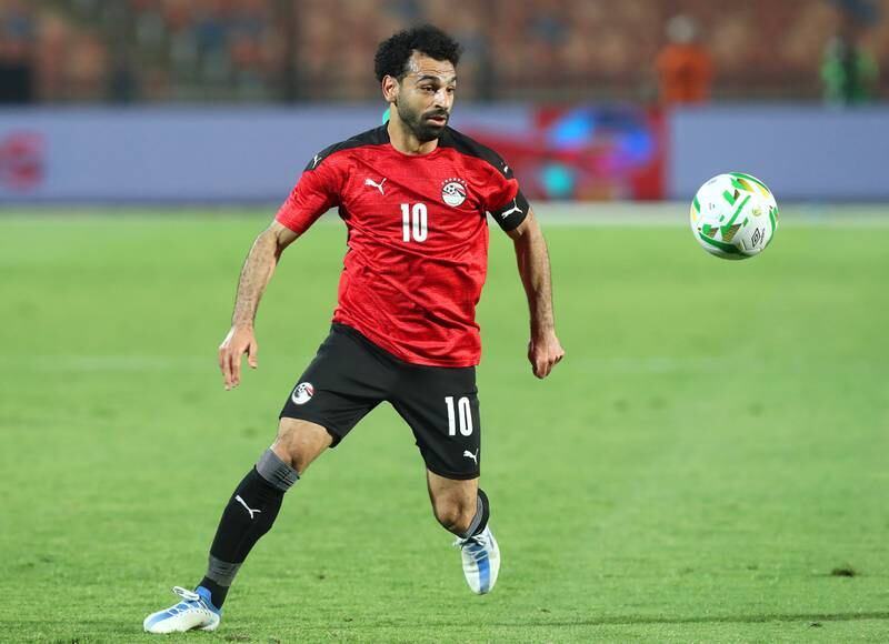 Mohamed Salah of Egypt in action during the Africa Cup of Nations (AFCON) qualifying soccer match between Egypt and Guinea in Cairo, Egypt. EPA