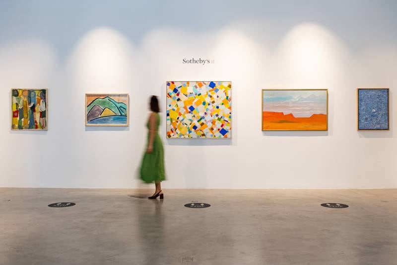 The latest exhibition from Sotheby’s Dubai is an expansive showcase of modern and contemporary masterworks, as well as pieces from the Middle East and India. All photos: Sotheby's Dubai