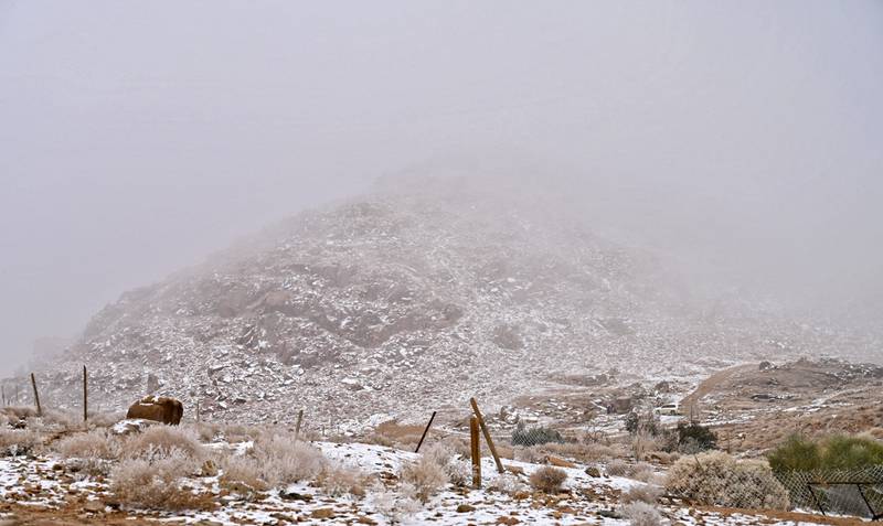 Jebel Al Lawz is in the north-west of Saudi Arabia, near the Jordanian border, in the Tabuk province.