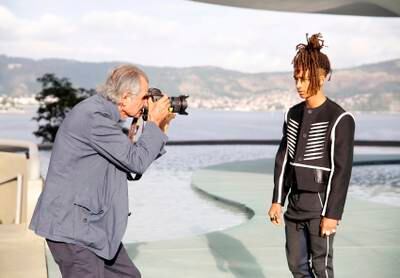 Patrick Demarchelier photographs Jaden Smith for Louis Vuitton on May 28, 2016, in Niteroi, Brazil. Getty Images