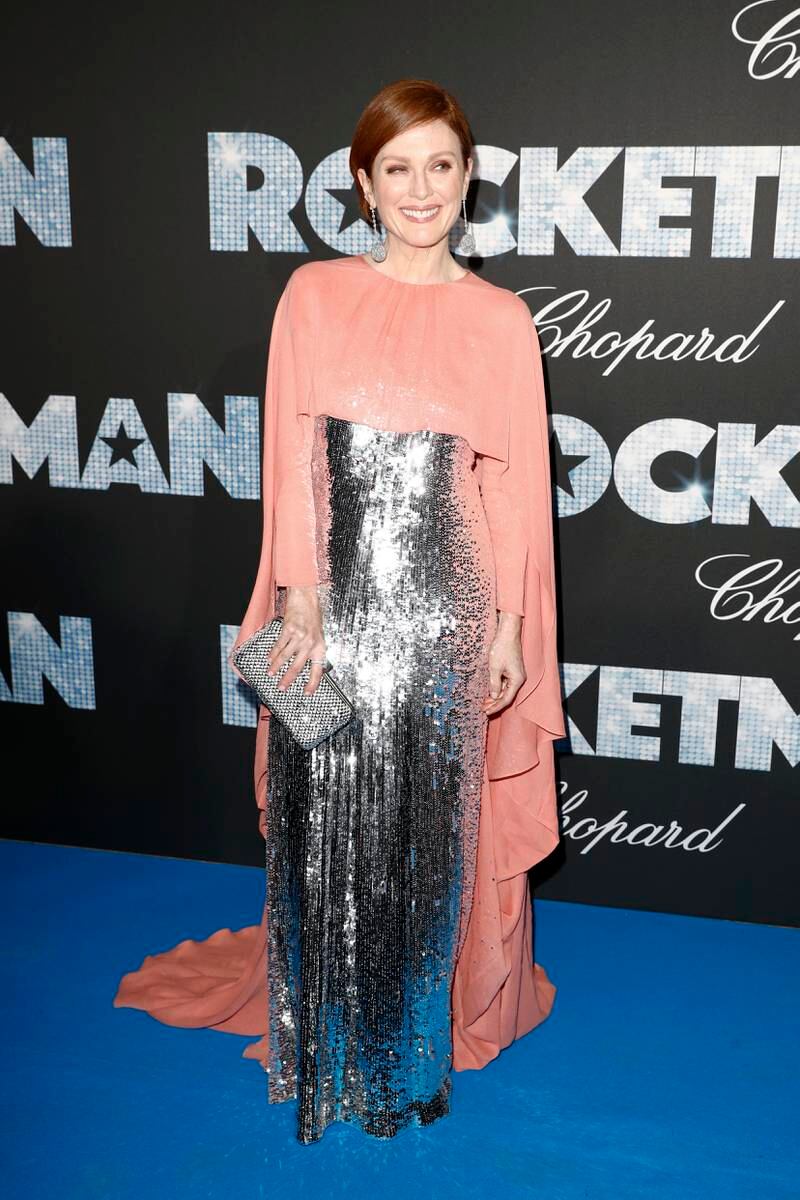 Julianne Moore, in Givenchy, attends the 'Rocketman' premiere at the 72nd annual Cannes Film Festival on May 16, 2019 in Cannes, France. Getty Images