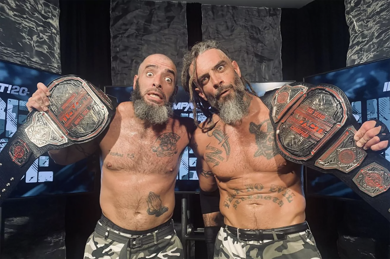 The Briscoe Brothers were on their 13th reign as champions in the Ring of Honor. Photo: Twitter / jaybriscoe84