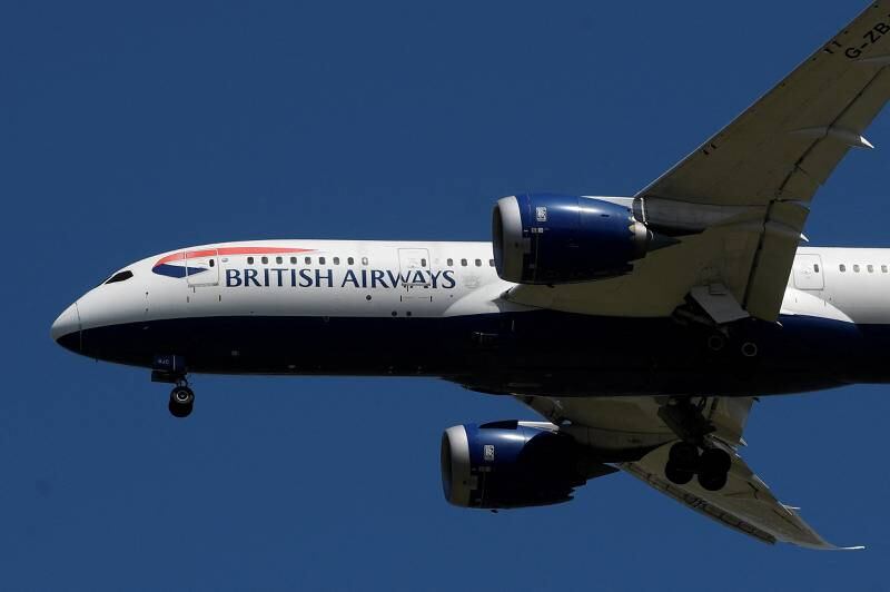 A British Airways plane over Heathrow. The airline's sustainable fuel partnership will supply its fuel efficient fleet and have a direct pipeline feed to the London airport. Reuters