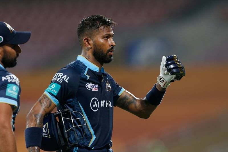 6. Hardik Pandya (Gujarat Titans). A measured and inspirational captain. Who knew? Cutting ties with Mumbai Indians must have been hard for a childhood fan of the franchise, but he has thrived in his new environs.

Photo by Deepak Malik / Sportzpics for IPL