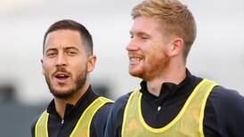 Kevin de Bruyne and Eden Hazard train with Belgium ahead of Wales clash - in pictures