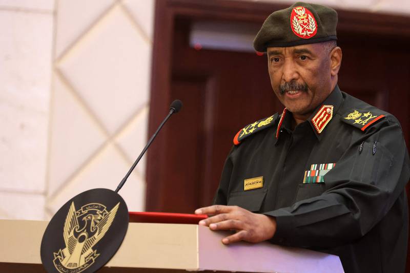 Sudan's military ruler Gen Abdel Fattah Al Burhan. AFP