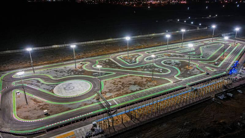 An image that illustrates this article Karachi karting circuit inspired by the UAE opens after decade of delays