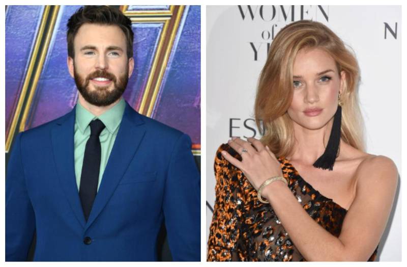 Chris Evans started his own political website to encourage voter engagement, while model Rosie Huntington-Whiteley's site is all about beauty. Getty Images, AFP