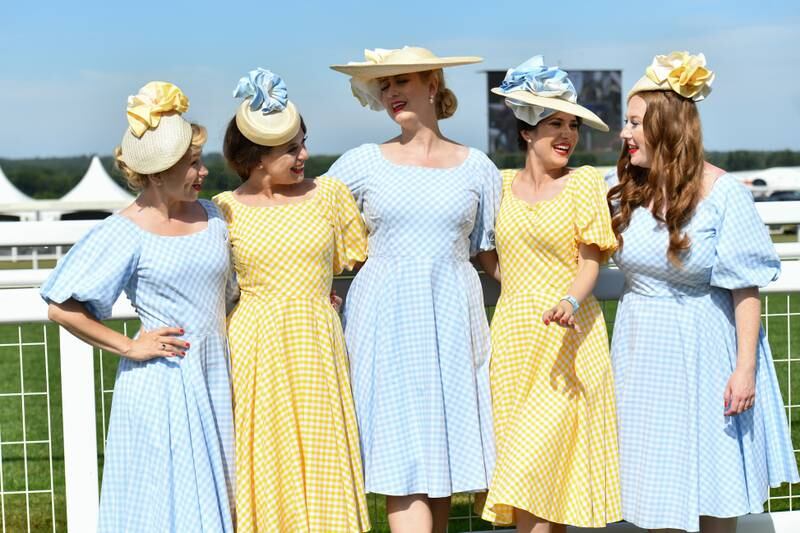 More pastels on show. Getty Images for Royal Ascot