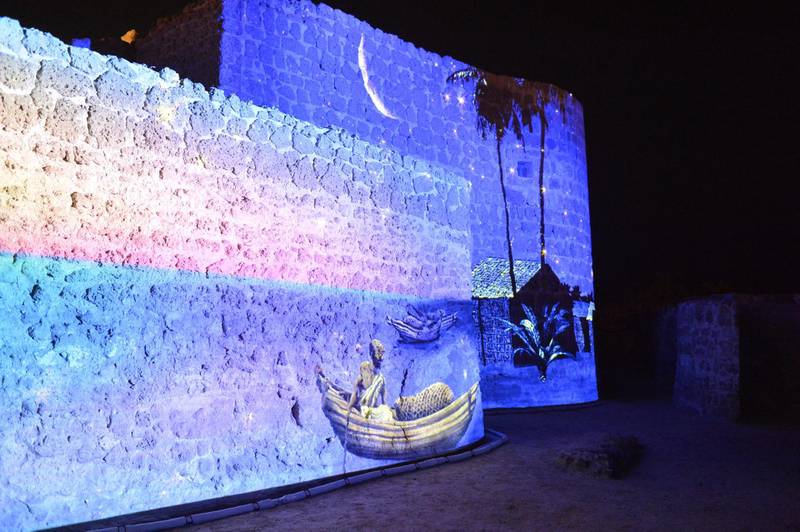 The Sound & Light Show at Qal'at al Bahrain for Spring of Culture Festival