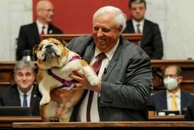 West Virginia governor tells critics to kiss his dog's 'hiney'