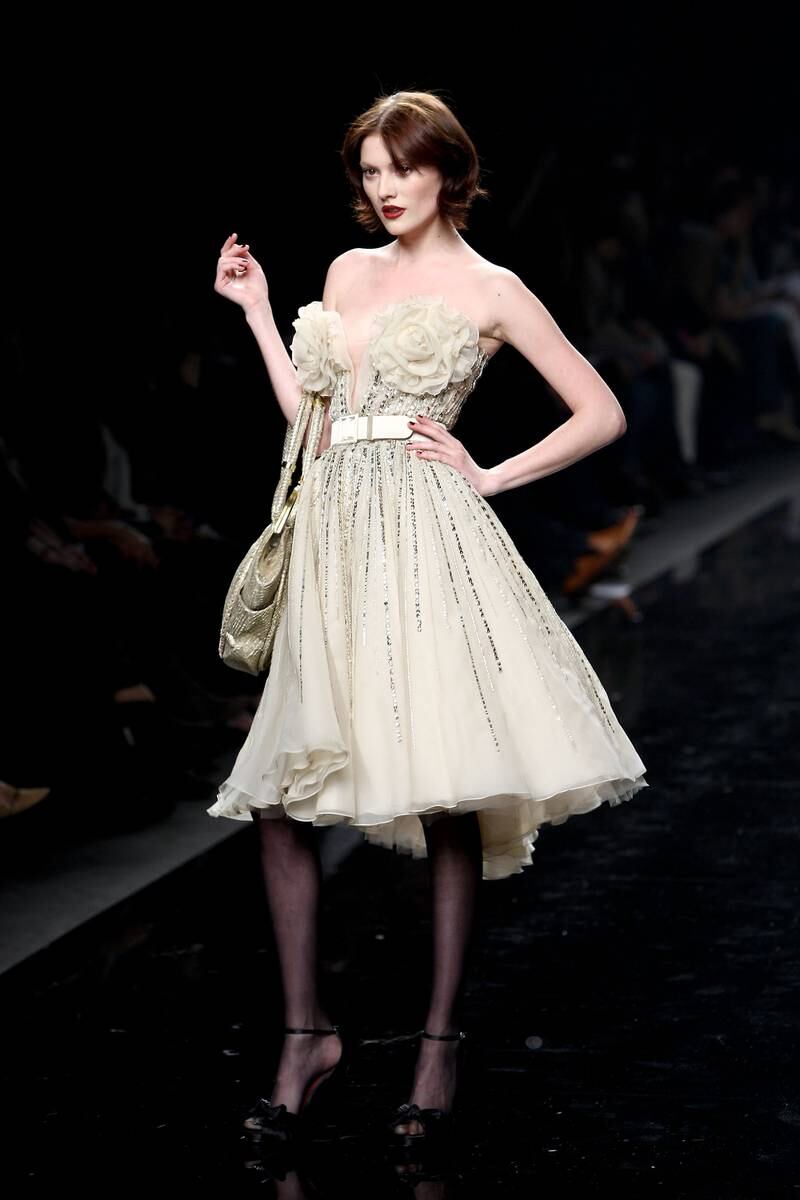 Zuhair Murad is known for his feminine, form-fitting and embroidered designs. Getty