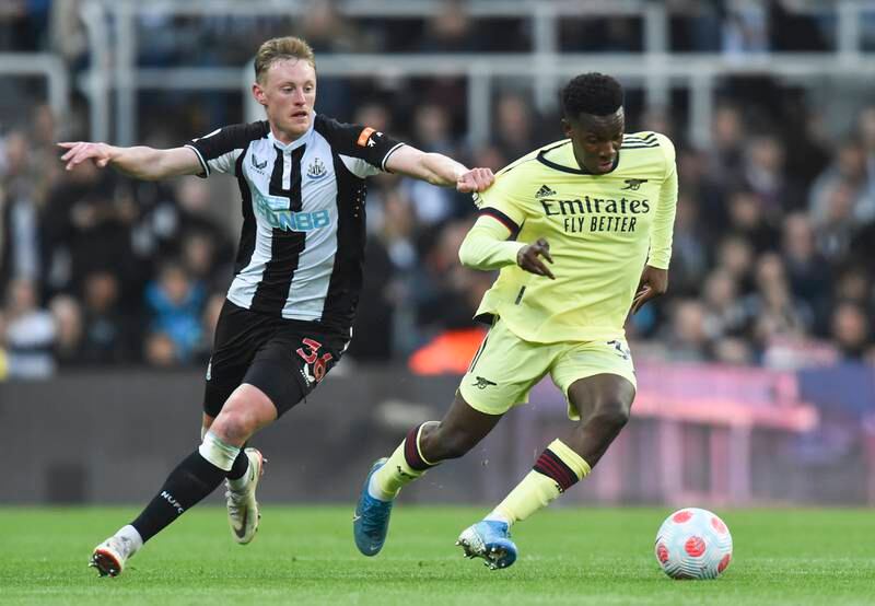Sean Longstaff - 7: Driven cross-shot after 19 minutes went straight through hands of Ramsdale before being scrambled clear. Midfielder certainly made his contribution to Newcastle’s non-stop harrying of Gunners. Clever through ball would lead to second goal. EPA