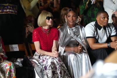 Anna Wintour, left, and Serena Williams at the inaugural Vogue World in New York last year. AFP
