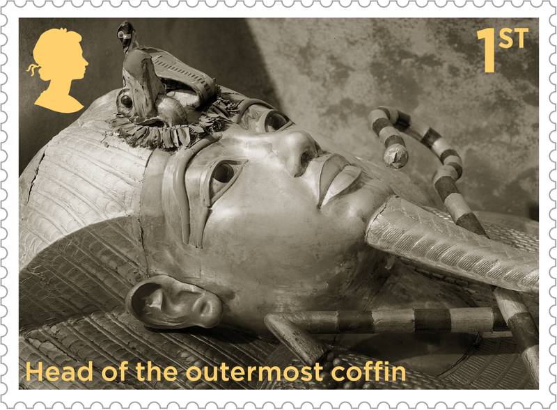 The head of the outermost coffin.