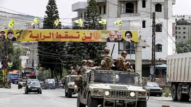 An image that illustrates this article Hezbollah dominates election campaign in southern Lebanon but opposition holds out hope