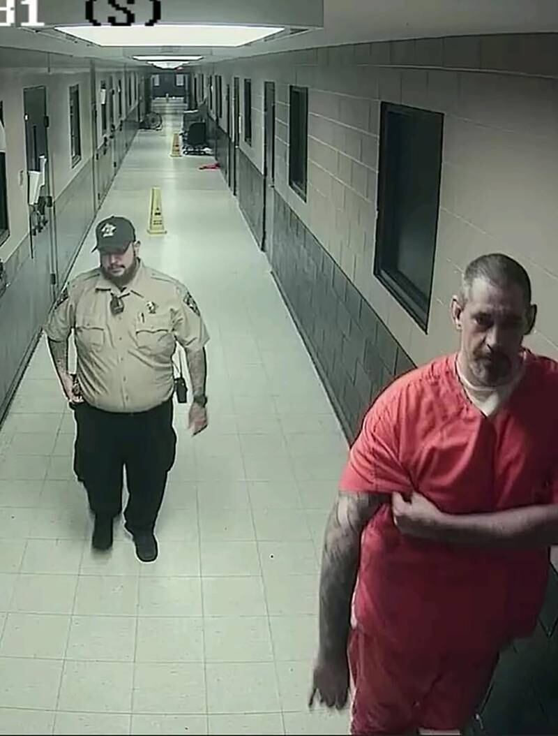 The US Marshals Service has added a $10,000 reward for information leading to the capture for the escaped inmate Casey Cole White and the location of the 'considered by law enforcement to be missing and endangered' corrections officer from Lauderdale County. EPA / Lauderdale County Sheriff's Office
