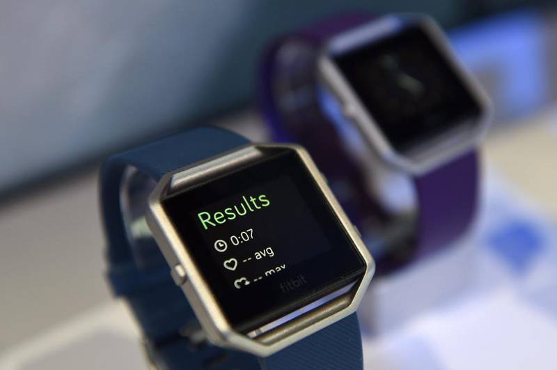 Fitbits and other devices may one day be linked to doctors' medical records. David Paul Morris / Bloomberg