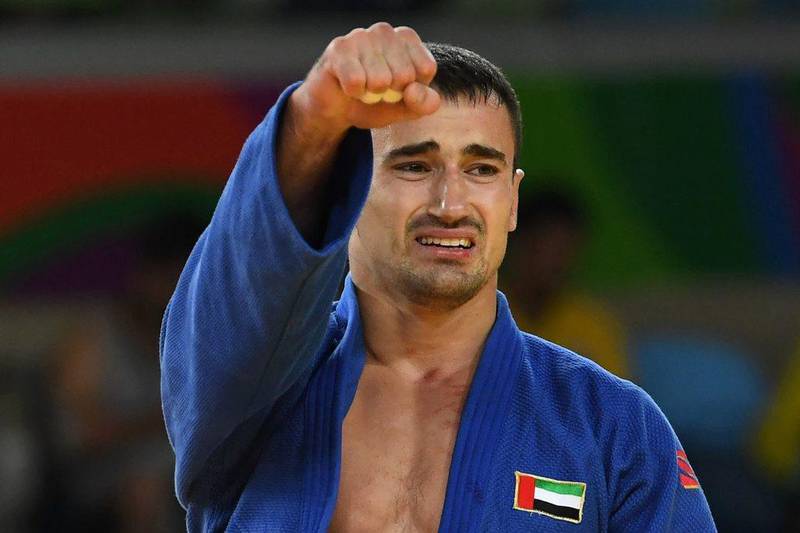 Sergiu Toma won bronze for the UAE at the Rio 2016 Olympic Games. AFP