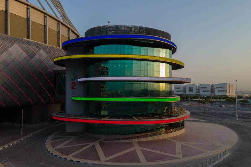 The exterior of the Khalifa International Stadium. Getty