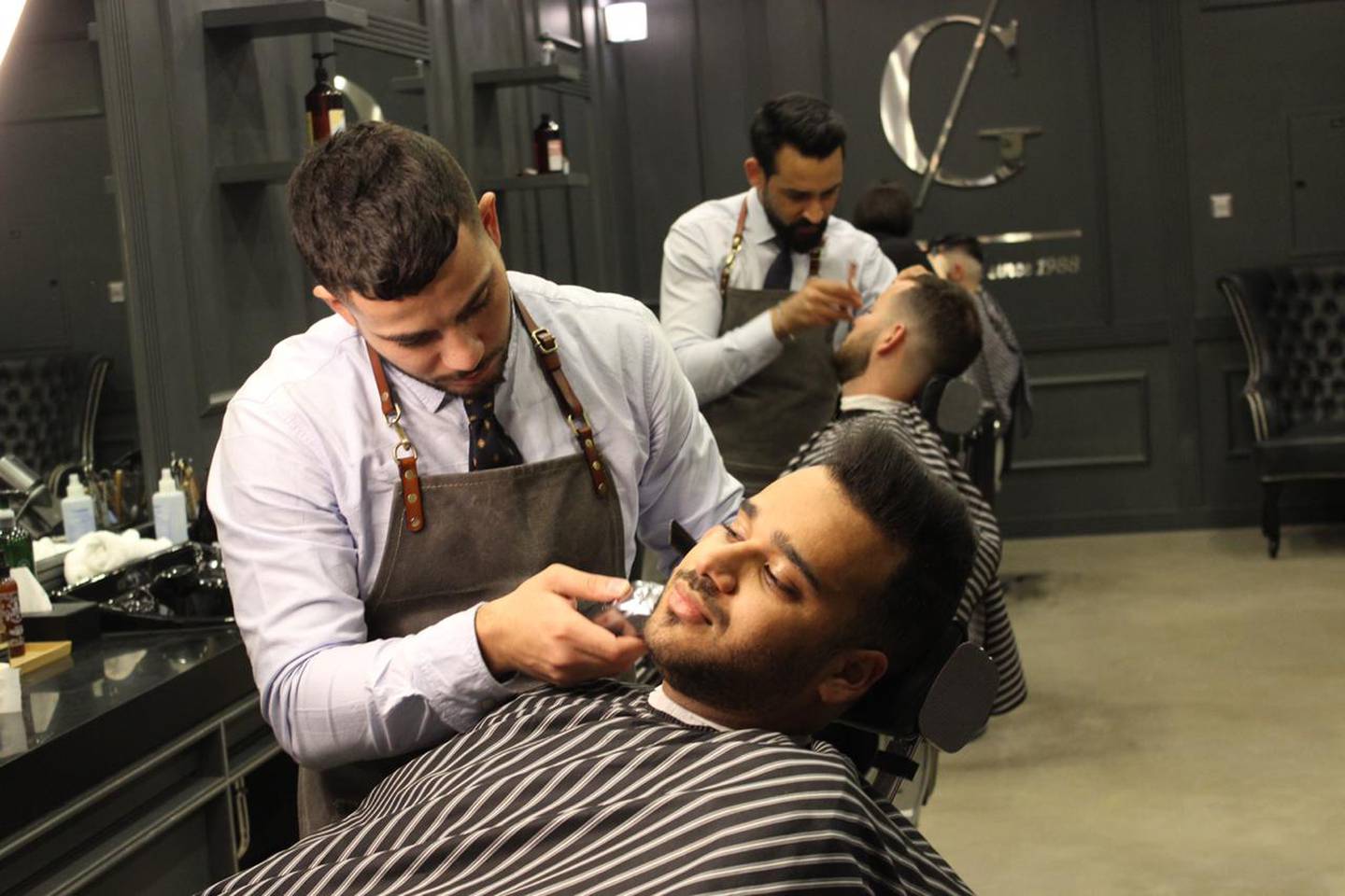 Carlos Gamal, founder of Dubai’s CG Barbershop recommends facial hair that is 3 to 6 millimetres thick. Photo: CG Barbershop