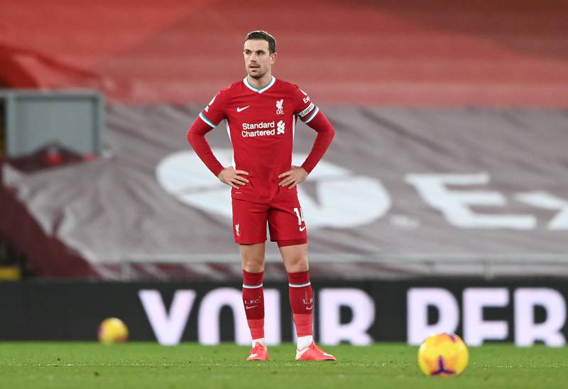 Jordan Henderson, 5 - The captain looked at his most comfortable when stepping forward into the central areas. The experiment of playing him in defence takes too much away from the midfield. Getty