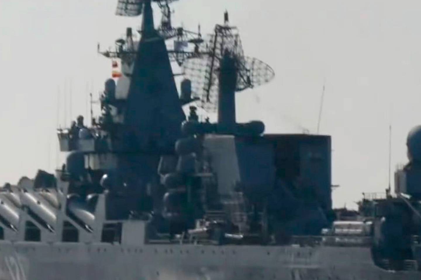 Russia Black Sea flagship, the 'Moskva', sinks after fire