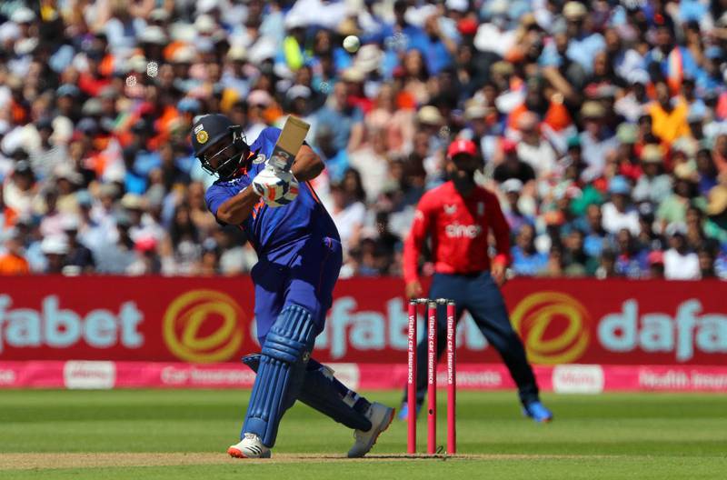 India captain Rohit Sharma scored 31 at Edgbaston. AFP