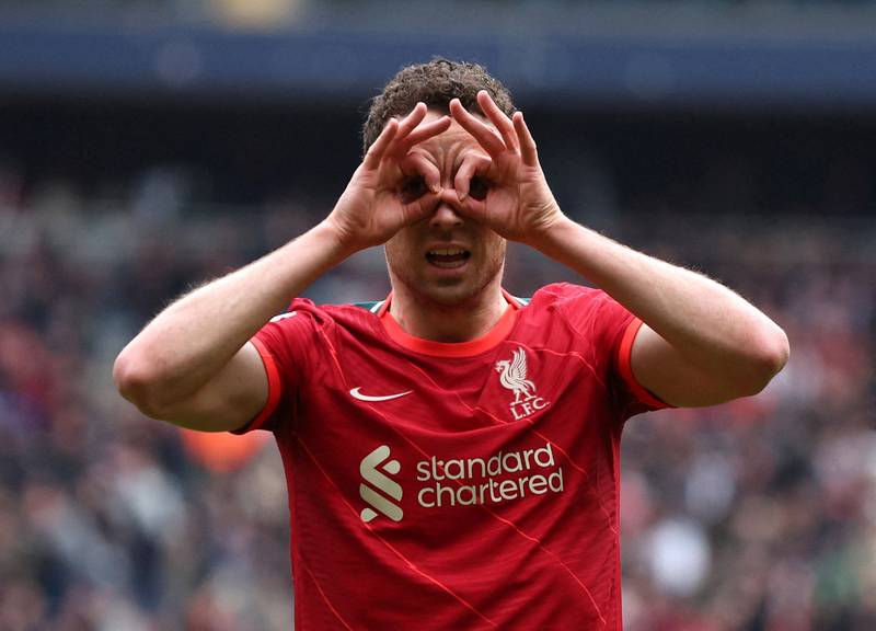 =6) Diogo Jota (Liverpool) 15 goals 35 games. Reuters