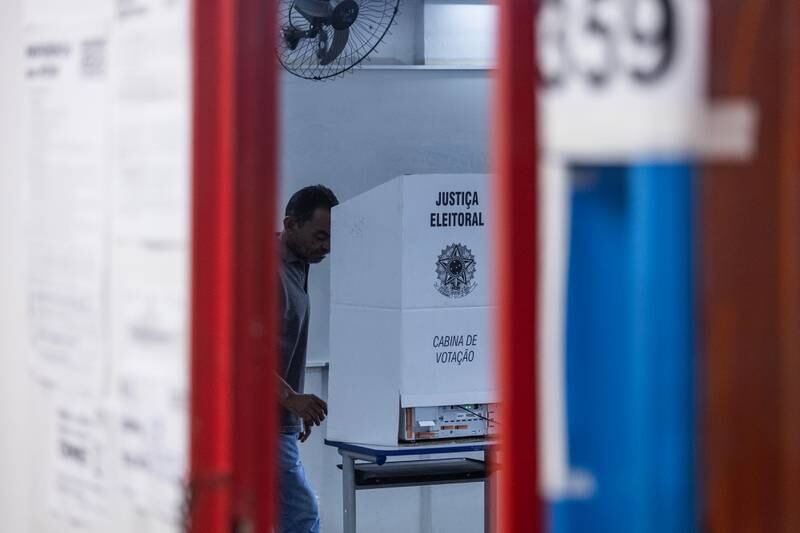 A polling station in Brasilia. Getty Images