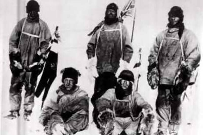 The five men from the 1912 Robert F Scott expedition to the South Pole who died on their trek back to their ship. From left: Dr Edward Wilson, Lt Henry Bowers, Capt Robert Falcon Scott, PO Taff Evans and Capt Lawrence Oates. AP Photo