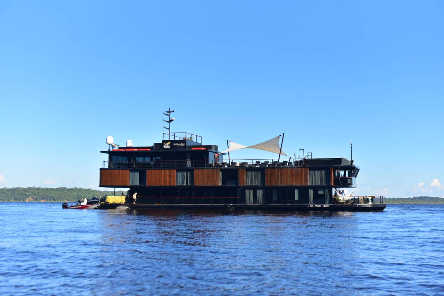The state-of-the-art riverboat Rio Negro Queen. Photo: Visit Brasil