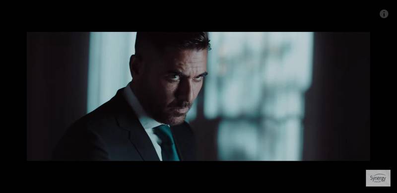 Ahmed Ezz stars in the high tech thriller 'El Aref'. YouTube