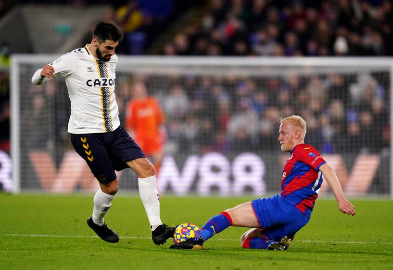 Andre Gomes 5 - A frustrating display from Gomes who isn’t back to his best form yet. The Portuguese star didn't seem to be able to match the intensity that Patrick Vieira's side presented at Selhurst Park. PA