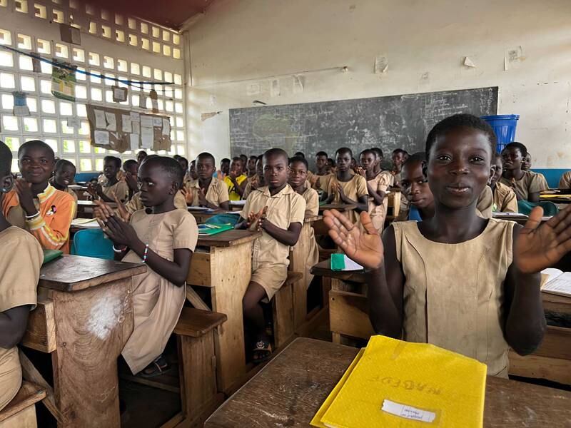 Children in Bitta want to learn and have a hunger for knowledge